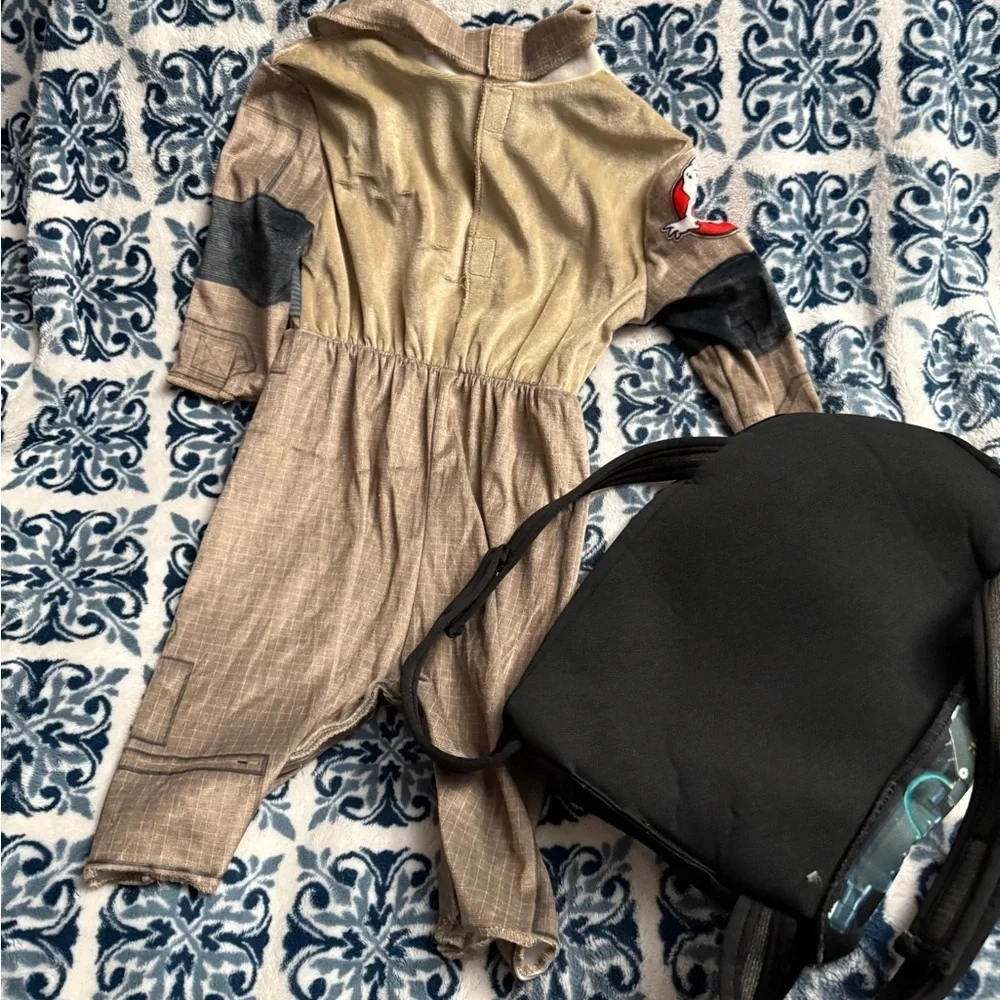 Kids Ghostbuster’s Halloween Costume with Backpack Sz 12-18 months